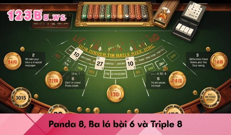 Cược phụ baccarat đáng chú ý