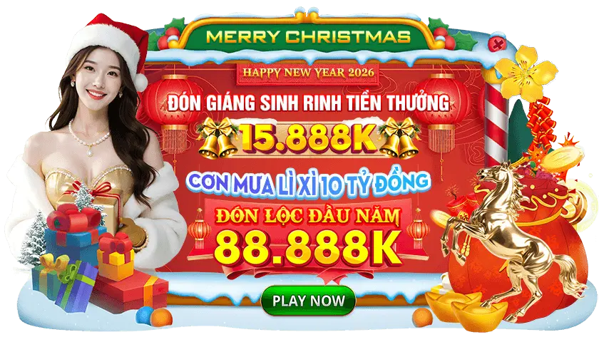 Banner sự kiện giáng sinh tại 123B